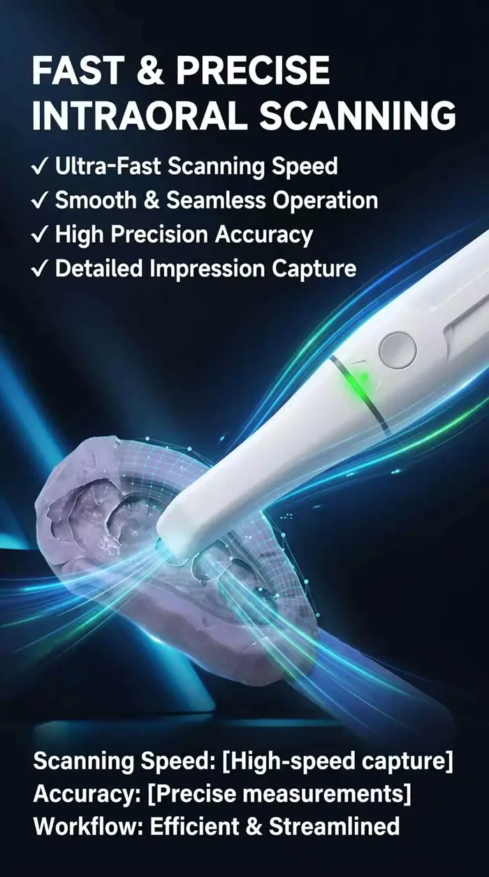 Aident AI-30 Intraoralscanner-Scanabdruck